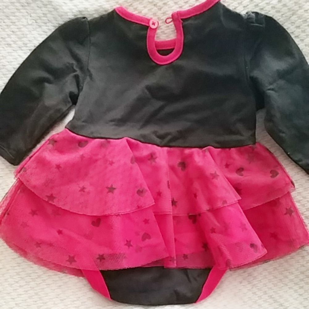 Santa Rocks Onesie Dress - Picture 4 of 4